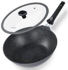 STONELINE Wok Imagination PLUS, Aluminiumguss, einzigartige