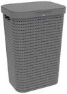 ROTHO W&auml;schekorb Country W&auml;schesammler 55l mit Deckel und Tragegriffen,...