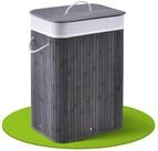 Juskys W&auml;schekorb Curly 72 L, 72 l, mit Tragegriffe, Deckel, W&auml;schesack...