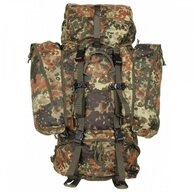 MFH Trekkingrucksack Rucksack,"Alpin110",flecktarn, 2 abnehmbare Seitentaschen, 2