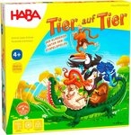 Haba Spiel Tier auf Tier - Der Klassiker unter den Stapelspielen, Stapelspiel