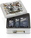 PRORASO Bartpflege-Set Azur Lime Bartpflegeset, 3-tlg., Bartshampoo, Bart&ouml;l,
