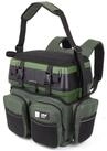 Zite Angelrucksack und Multi-Sitzkiepe in 1 - Inklusive 4 Tackleboxen im Deckel