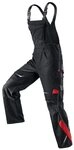 K&uuml;bler Latzhose Pulsschlag schwarz / rot