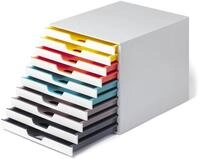 DURABLE Schreibtisch Durable 7630-27 Varicolor Schubladenbox 10 Schubladen -