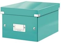 LEITZ Aufbewahrungsbox Click & Store Aufbewahrungsbox 7,4 l eisblau 21,6 x 28,2...
