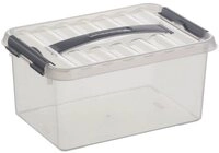 Sunware Archivcontainer Q-line Aufbewahrungsbox 6,0 l transparent 30,0 x 20,0 x...