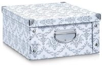 Zeller Present Aufbewahrungsbox Aufbewahrungsbox "Vintage, Pappe, wei&szlig;, 40 x 33 x 17