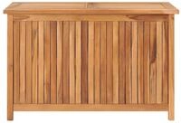 vidaXL Gartenbox, Gartenaufbewahrungsbox 90x50x58 cm Massivholz Teak