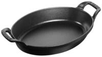 Staub Auflaufform Staub Ofenform Auflaufform, 24 x 17.145 cm Gusseisen Schwarz,