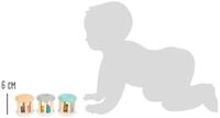 Small Foot Spiel 11712 Babyrassel Pastell, Holzrassel im 3er-Set f&uuml;r Babys