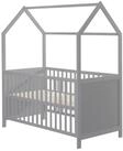 roba&reg; Babybett Hausbett 70 x 140 cm, Babybett in Hausoptik, h&ouml;henverstellbar,