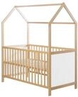roba&reg; Babybett Hausbett 70 x 140 cm, Babybett in Hausoptik, h&ouml;henverstellbar,