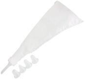 Zenker Backblech Zenker Spritzbeutel inkl. 5 T&uuml;llen 30 cm, Kunststoff