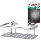 tesa Duschablage ALUXX Duschablagekorb ohne Bohren - 9,2 cm : 25 cm : 12,5 cm,