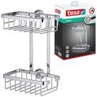tesa Duschablage ALUXX Duschablagekorb ohne Bohren - 26,0 cm : 18,0 cm : 10,7...