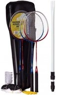 Best Sporting Badmintonschl&auml;ger komplette Garnitur bestehend aus Netz, 4 Schl&auml;gern,