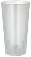 PAPSTAR Mehrwegbecher Mehrweg-Trinkbecher 0,3 l &Oslash; 7 cm, 13 cm transluzent 10...