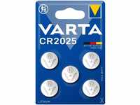 VARTA Varta Batterie Lithium, Knopfzelle, CR2025, 3V Electronics, Retail Bl