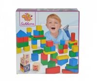 HEROS Heros 100021252 - Holzbausteine, 50-teilig Konstruktions-Spielset