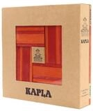 KAPLA&reg; 40 Holzbausteine rot & orange mit Ideenbuch, Pinienholz, ab 2 J.