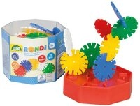 SIMM Spielwaren Steckspielzeug Lena Rondi Baudose 4, 5 cm 55 St&uuml;ck