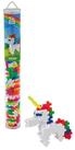 PLUS-PLUS Geniales Konstruktionsspielzeug, Kreativ-Bausteine Tube, Einhorn