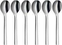 WMF Espressol&ouml;ffel Nuova (6 St&uuml;ck), 6-tlg., 11 cm, Cromargan Edelstahl rostfrei