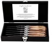 Laguiole Style de Vie Steakmesser LAGUIOLE STEAKMESSER SET "LUXIVIO", Edelstahl,