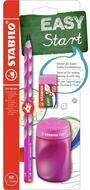 STABILO Bleistift EASYgraph Schulset f&uuml;r rechtsh&auml;ndige Kinder rosa