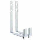 ALBA Blumenkastenhalter Blumenkastenhalter f&uuml;r die Wandmontage, verzinkt, 2er Set,