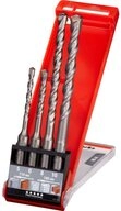 kwb Spiralbohrer kwb 240400 40CR-Stahl Hammerbohrer 4teilig 5 mm, 6 mm, 8 mm, 10 mm