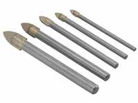Irwin 10507912 Drill Bit Set for Glass and Tile, 4mm-10mm, 5 Pieces