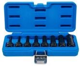 BGS technic Stecknuss BGS Kraft-Bit-Einsatz-Satz Antrieb innenvierkant 12,5 mm