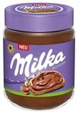 MILKA Schokoaufstrich, Milka Haselnusscreme Brotaufstrich mit vollmundigen