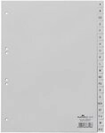 DURABLE Aktenordner Durable 6510 10 Register - A - Z, PP, grau, A4, 20 Blatt