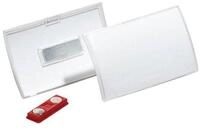 DURABLE Hinweisschild 19 Namensschild CLICK FOLD mit Magnet - 54 x 90 mm,...