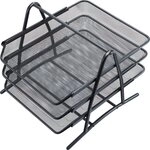 HELIT Briefablage Briefablagen-Set Mesh 3-er schwarz