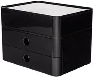HAN Organizer Schubladenbox Smart Box plus ALLISON schwarz DIN A5 mit 3...