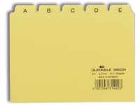 DURABLE Karteikartenregister A-Z gelb Satz (366004)