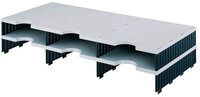 STYRO Briefablage styro 268-1302.98 Sortierstation Styrodoc grau/schwarz mit 6