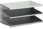 DURABLE Briefablage Postsortieranlage Sortierreck 3 F&auml;cher 360x205x250mm grau...