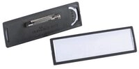 DURABLE Hinweisschild DURABLE 8133 Clip Card Nadel Namensschild 67x17mm sw - 25