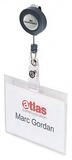 DURABLE Rahmen DURABLE Namensschild, mit Ausweishalter, 90 x 60 mm