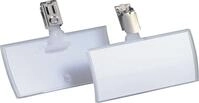 DURABLE Hinweisschild Namensschilder Click Fold 54x90mm mit Clip transparent...