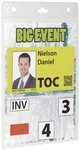 DURABLE Hinweisschild 19 Namensschild A6 - Kunststoff, transparent, 105 x 148 mm, 20