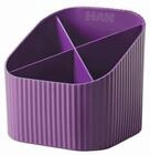 HAN Aufbewahrungsbox X-LOOP lila 100% Recyclingmaterial 4 F&auml;cher 11,1 x 12,1 x 10,6