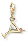 THOMAS SABO Kettenanh&auml;nger Thomas Sabo Damen-Charm 925er Silber 1 Korund