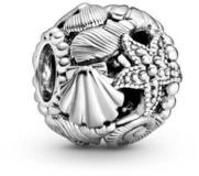 Pandora Bead 798950C00 Charm Damen Offen Seestern Muschel Herzen Sterling-Silber
