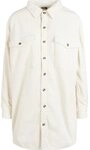 URBAN CLASSICS Hemdbluse Urban Classics Damen Ladies Long Corduroy Overshirt